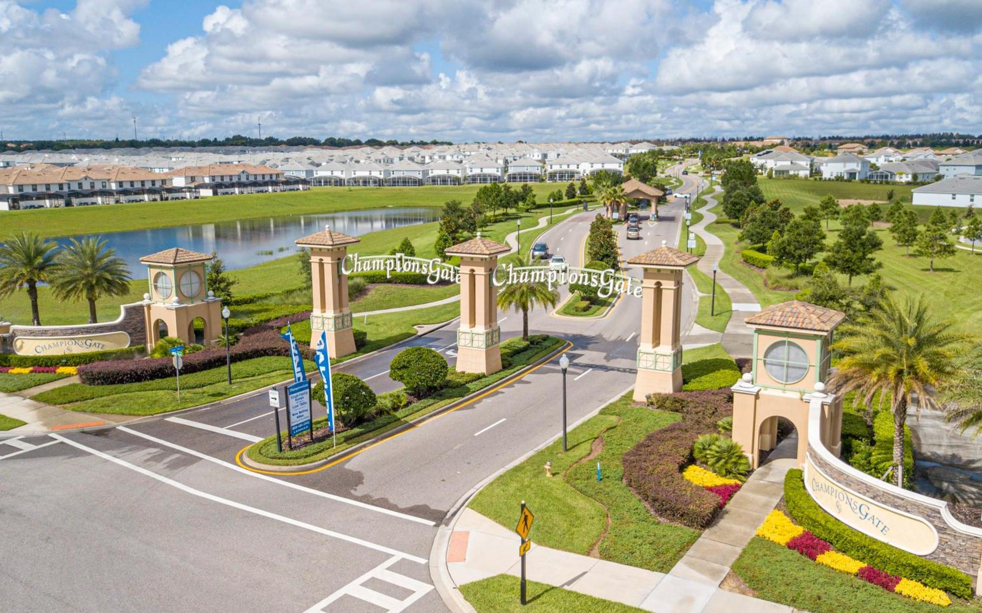 Stunning 4 Bd W/ Pool Close To Disney @ Champions Gate 990 Kissimmee Luaran gambar