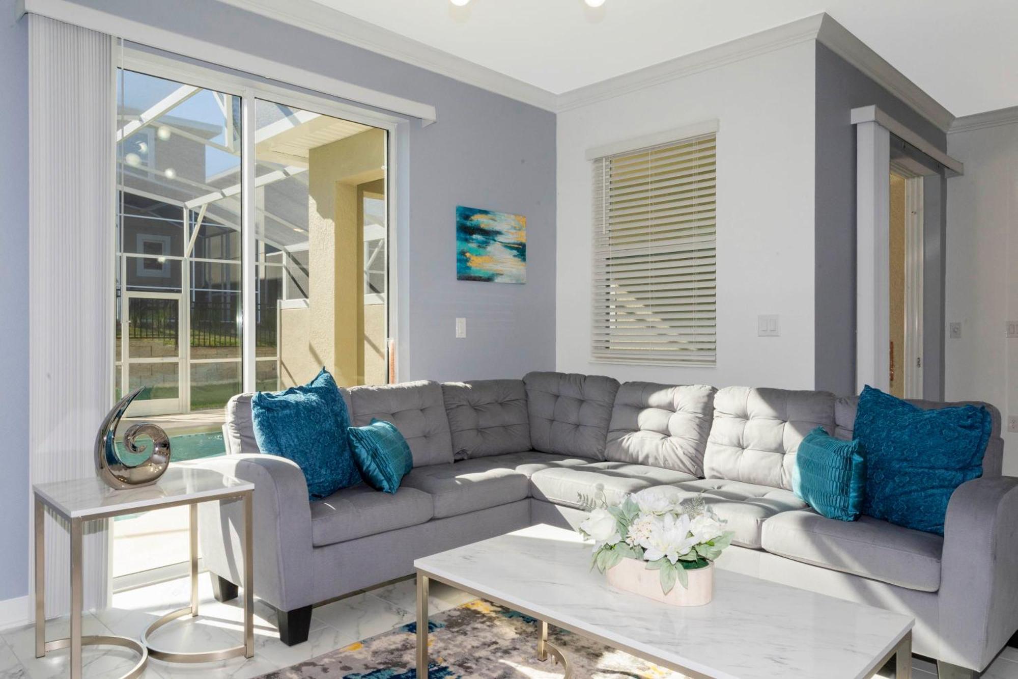 Stunning 4 Bd W/ Pool Close To Disney @ Champions Gate 990 Kissimmee Luaran gambar